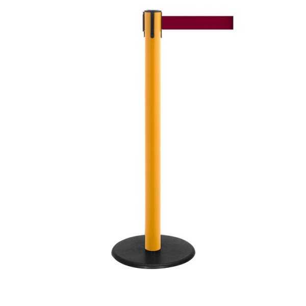 Stein HGS Personenleitsystem -P-Line Famous-, gelb, burgunder, mit Sicherheitsverschluss (selbstlösend), Gurtlänge: 2,3 m, 12801-1503