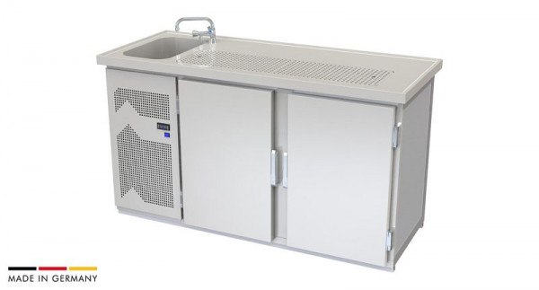 hefa Theke Brillant 17/1L-TT, Abmaße: 950 x 1.700 x 650/700 mm, Brillant 17/1L-TT