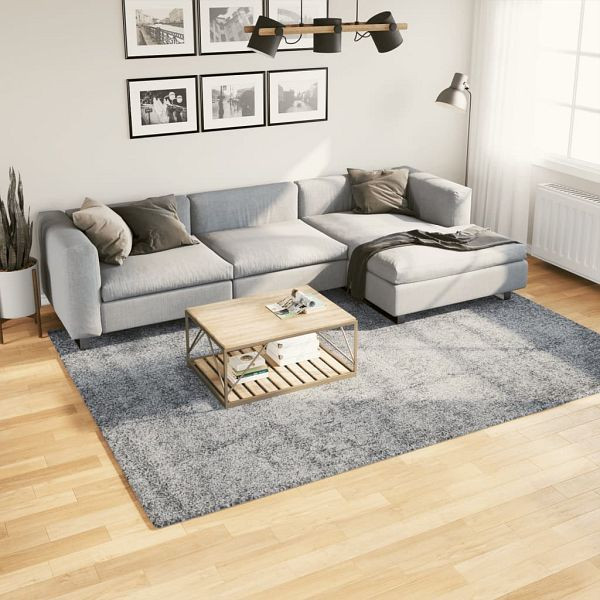 vidaXL Teppich Shaggy Hochflor Modern Blau 200x280 cm, 375327