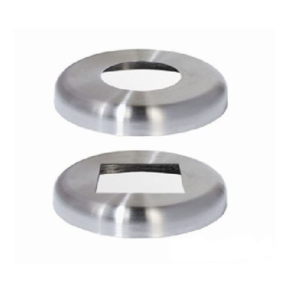 Stein HGS Fußabdeckung für Edelstahl-Sperrpfosten, V2A/Ø102mm, 13675