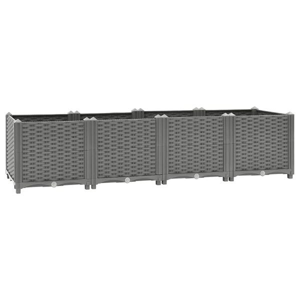 vidaXL Hochbeet 160x40x38 cm Polypropylen, 153296