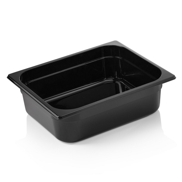 WAS GN Behälter GN 96 BLACK 1/2-100 mm, schwarz, Polycarbonat, 9612100