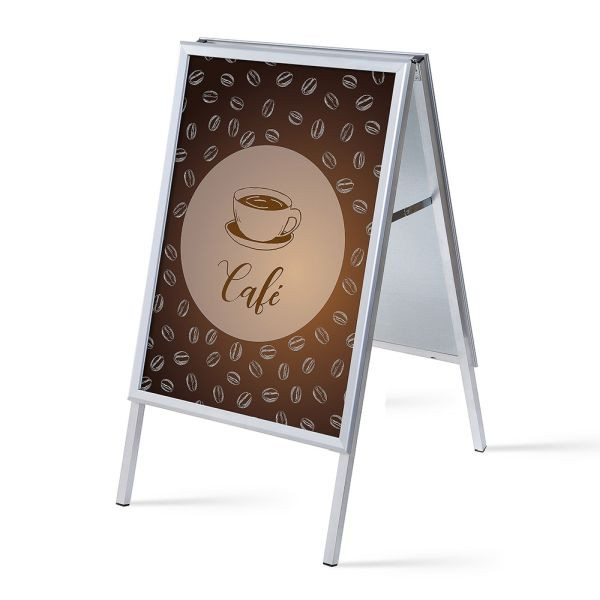 Showdown Displays Kundenstopper A1 Komplettset Kaffee Französisch, ZPA1G32MEI516