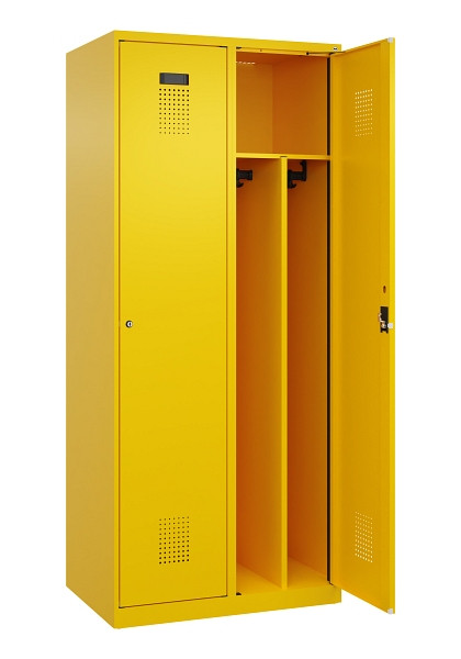 C+P Spind Evolo PLUS, 2 Abteile, 1850x800x500mm, 1023/1023, Verschluss Zylinderschloss, 049000-22F S10049