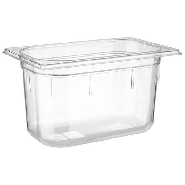 APS GN 1/4 Behälter, 26,5 x 16,2 cm, Tiefe: 150 mm, Polycarbonat, 3,7 Liter, 82032