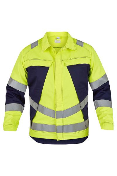 ROFA Jacke teils 2-lagig 2426, Größe 48, Farbe 354-leuchtgelb-marine, 2652426-354-48