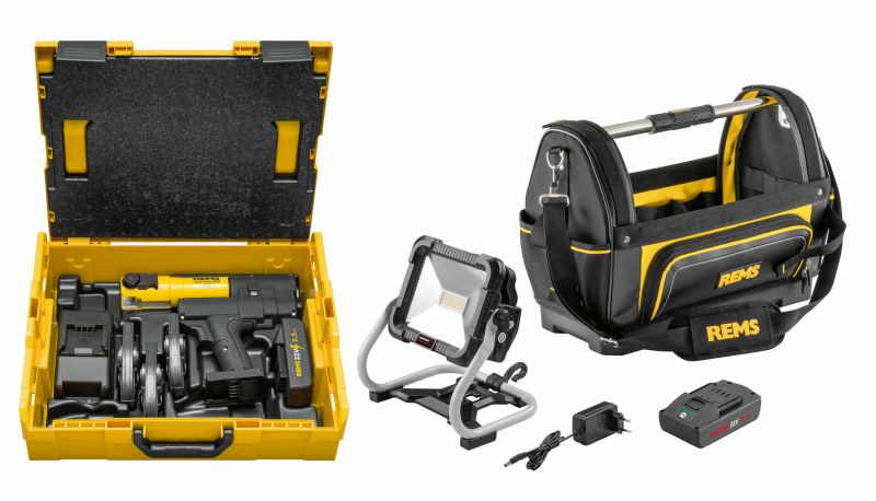 REMS Mini-Press 22V ACC Super-Pack TH 16+20+26 L-Boxx A 578X23 R220 ...