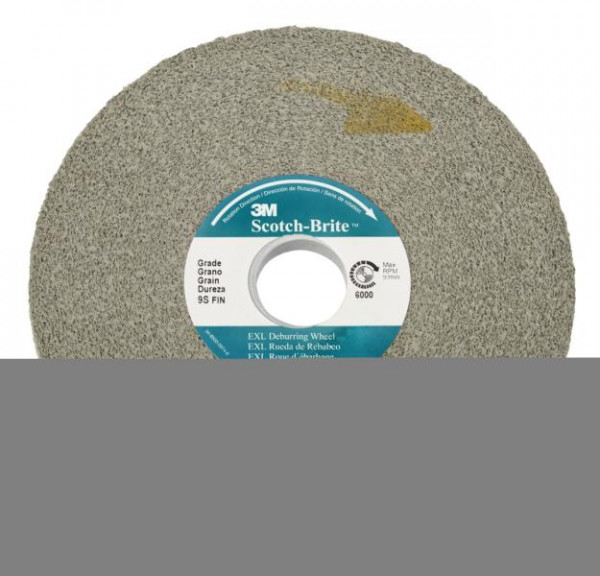 3M Scotch-Brite EXL Entgratungs-Kompaktscheibe XL-WL, 304,8 mm x 12,7 mm x 127 mm, 8S FIN, VE: 2 Scheiben, 7000046066