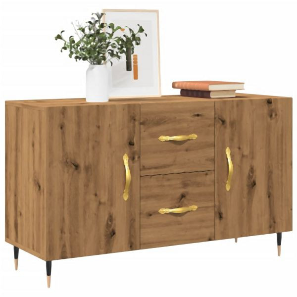 vidaXL Sideboard Artisan-Eiche 100x36x60 cm Holzwerkstoff, 857317