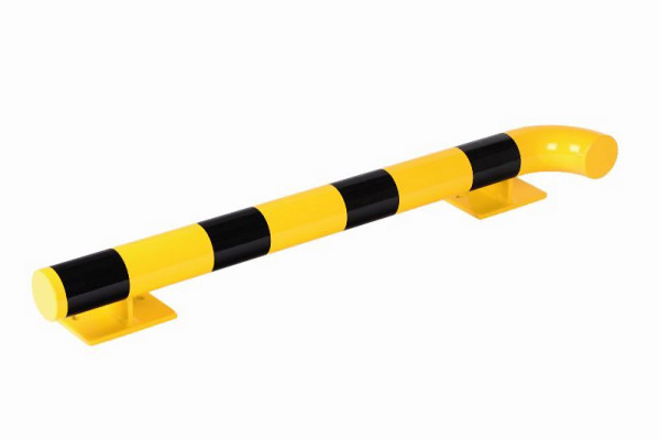 CRASH STOP Eckmodul für Wandschutz Ø76 rechts innen, L 1000 mm, verzinkt und beschichtet, 80-1000WRI