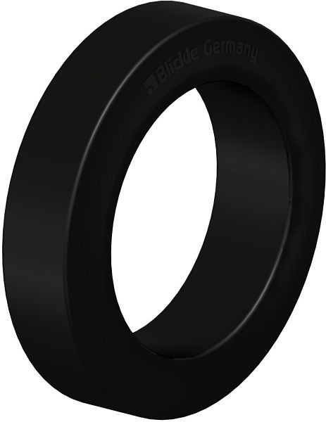 Blickle BEV 250x60/170-ZDG Bandage / Reifen aus Elastik-Vollgummi, Schwarz, 146688