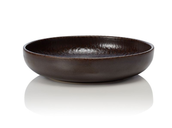 WAS Schale, Ø 22 cm, rund, metallic brow, VE: 6 Stück, 452003022