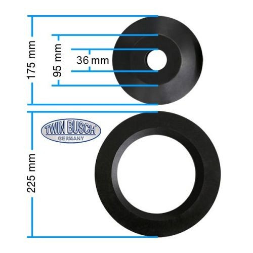 Twin Busch LLKW und Transporter - Adapter für TWF-150, TWF-TRANS-36