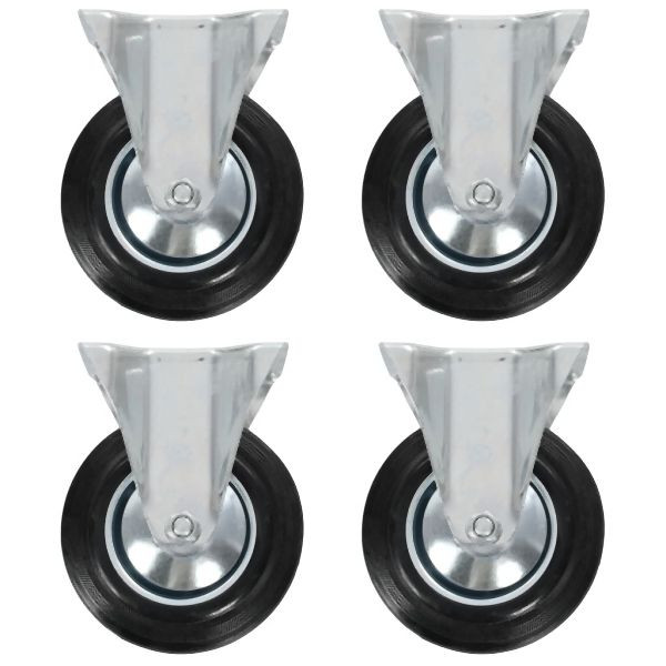 vidaXL Bockrollen, Verpackungseinheit: 4 Stück 160 mm, 143450