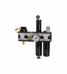 Riegler Wartungsstation SAFETY, bestehend aus Kugelhahn inkl. Schalldämpfer, Anfahrventil und 2-teiliger Wartungseinheit inkl. Schließzylinder, 100603