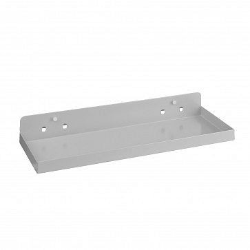 ADB Ablageboden, Farbe: alu, RAL 9006, Maße: BxT 350 mm x 125 mm, 23166