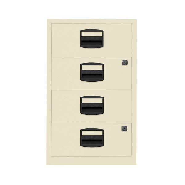 Bisley Home Beistellschrank PFA, 4 Universalschubladen, 669 hellelfenbein, PFA4S669