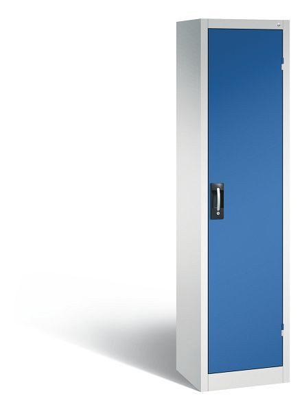 C+P Büro-Drehtürenschrank Acurado, H1950xB502xT400 mm, Lichtgrau/Enzianblau, 9234-05 S10009