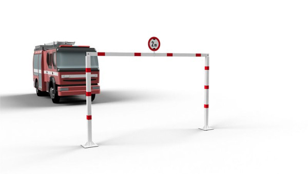 Schake Höhenbegrenzer 70x70mm feststehen-, zum Aufdübeln, Durchfahrtshöhe: 2,00m, 417_30BP