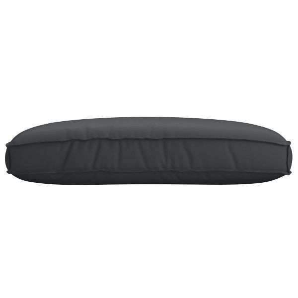 vidaXL Pallet Kissen für Sitz Schwarz 120x80x12 cm Oxford Stoff, 42001572