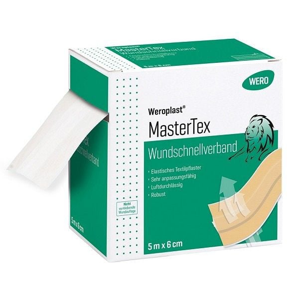WERO Weroplast MasterTex Wundschnellverband 5 m x 6 cm, 150268