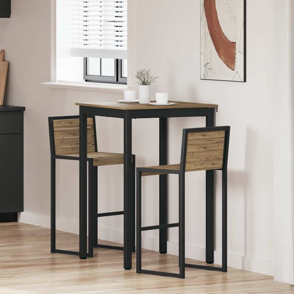 vidaXL Esstische Holzwerkstoff, 892679, 8721364408890