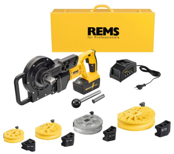REMS Akku-Rohrbieger Curvo 22V Set 15+18+22+28, 580052 R220