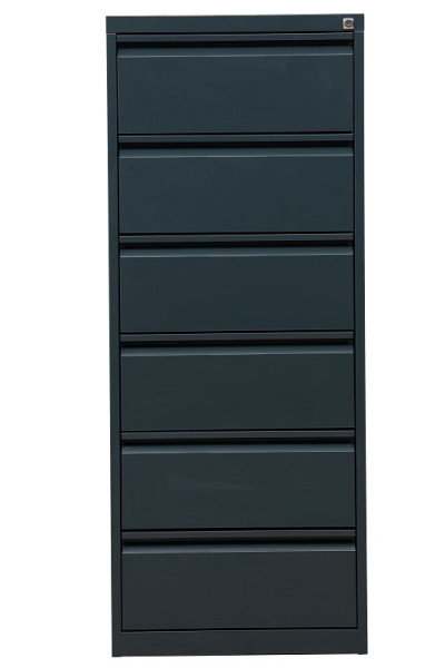 Gürkan Karteischrank, 62 x 53 x 132 cm, Anthrazit, CIC.6(2).A5, 107495