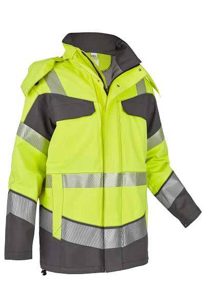 ROFA Parka 2358, Größe 64/66, Farbe 381-leuchtgelb-grau, 5582358-381-64/66