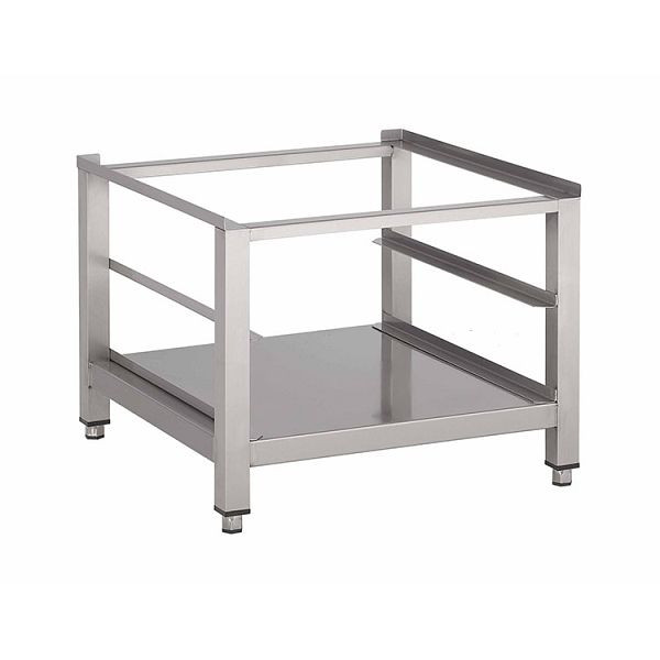Gastro-Inox Edelstahl Untergestell für Geschirrspülmaschine, mit Grundboden 50x50cm, 310.101