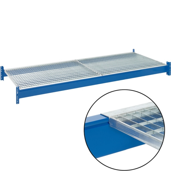 BITO Gitterrostboden Set /2700x1100 eingelegt 2-teilig MW66x33 1800kg verzinkt, C0106-0014