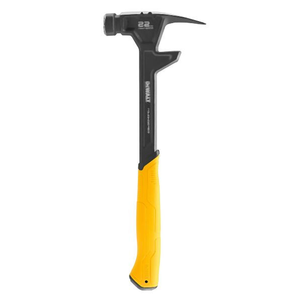 DeWalt Demontagehammer 624g gebogene Nagelklaue, Reißkante, Greifer für eine Vielzahl von Demontagearbeiten, DWHT51008-0