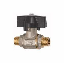 Riegler Kugelhahn mit Drehgriff, Außen/Außengewinde, 103301