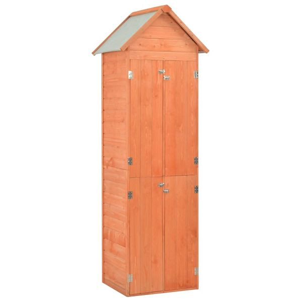 vidaXL Garten-Geräteschuppen 71x60x213 cm Holz, Sperrholz, 170649
