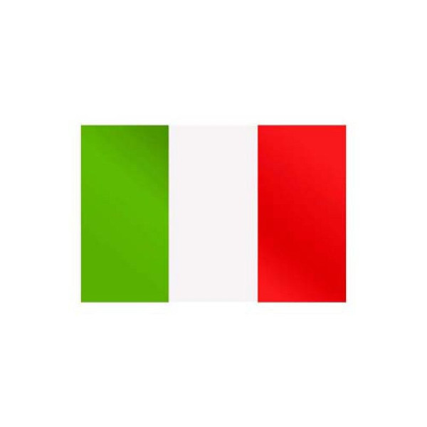 Stein HGS Länderflagge Italien, 300x120cm, mit Kunststoff-Karabiner, FlagTop 110 g/m², für Fahnenmasten 7 m ohne Hohlsaum, 27024