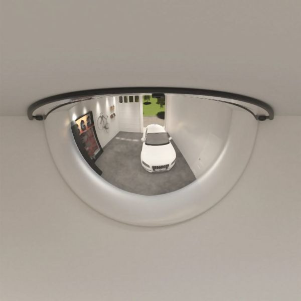 vidaXL Verkehrsspiegel 2 Stück Halbkuppel Ø30 cm Acryl, 153089