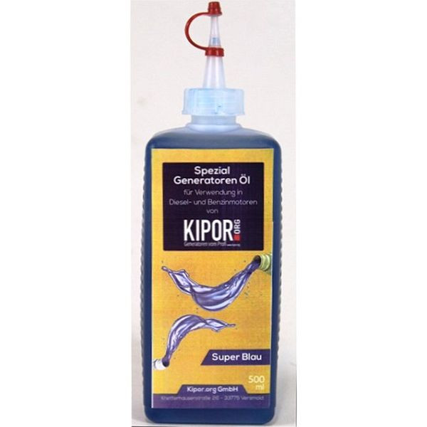 KIPOR Spezial Generatoren Öl 500ml (Super Blau), 1001