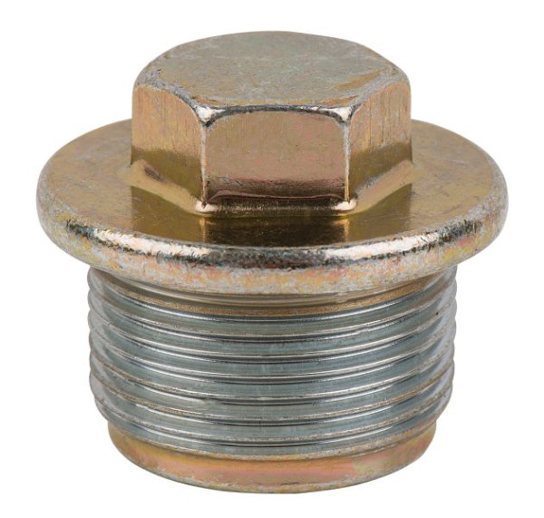 KS Tools Ölablassschraube, Außen6kant 17mm, M26x1,5x16mm, VE: 25 Stück, 430.2139