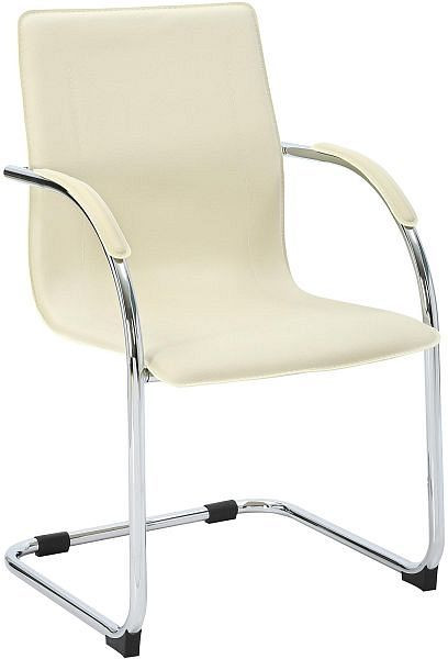 CLP Besucherstuhl Noeleen, creme, 327651, 4255716381141