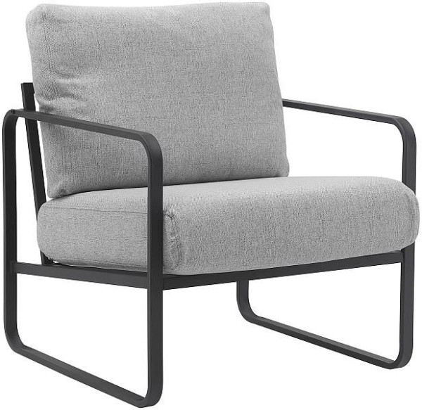 CLP Lounger Manea Stoff, hellgrau, 323815, 4255716314347