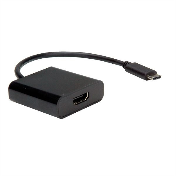 VALUE Display Adapter USB Typ C - HDMI 4K, Gewicht: 24.4 g, 12.99.3211