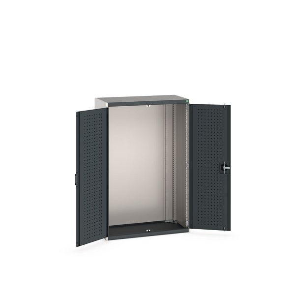 bott cubio Flügeltürschrank, BxTxH: 1050x525x1600mm, RAL 7035/7016, Anthrazitgrau, 40013017.19V