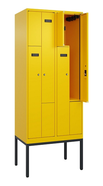 C+P Z-Spind Evolo PLUS, Gestell, 4 Fächer, 2120x800x500mm, 1023/1023, Zylinderschloss, 0490337-224 S10049