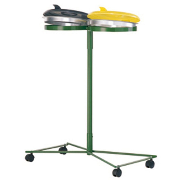 Stein HGS Müllsackständer -State Salem- (2-fach) 2x 70-120 Liter, fahrbar, 3-teilig, 10127