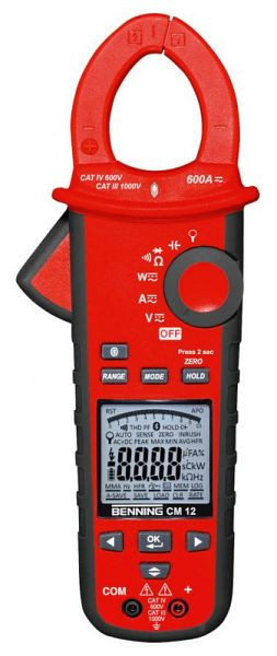 Benning CM 12 Digital-Leistungs-Stromzangen-Multimeter, 044680