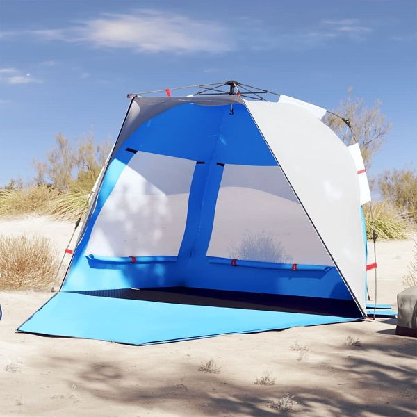 vidaXL Strandzelt 3 Personen Azurblau Quick Release Wasserdicht, 4005311