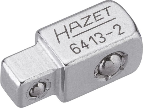Hazet Durchsteck-Vierkant, Vierkant massiv 10 mm (3/8 Zoll), Vierkant massiv 6,3 mm (1/4 Zoll), 6413-2