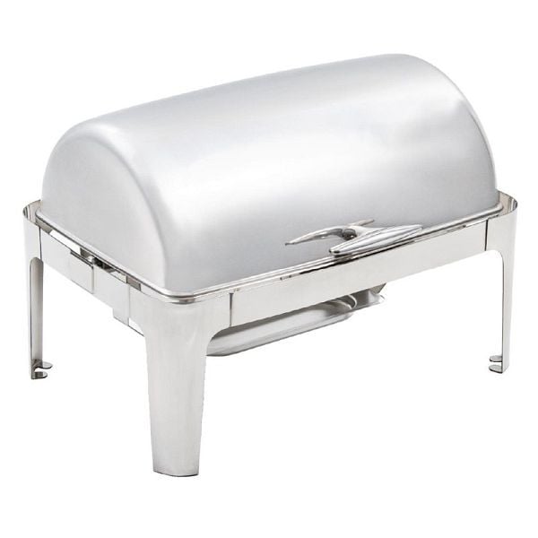 Olympia Madrid Chafing-Dish, Kapazität: 9 l, 44,5 x 67,5 x 53 cm (GN 1/1), Farbe: silber, U008