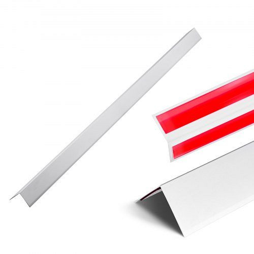 VEVOR Kantenschutz Aluminium, 50x50x1217 mm, 12er-Pack L-Form 90-Grad, mit 3M Klebeband für Zuhause, Büro & öffentliche Räume, BXGHJ1LHJ12PE9XMM001V0