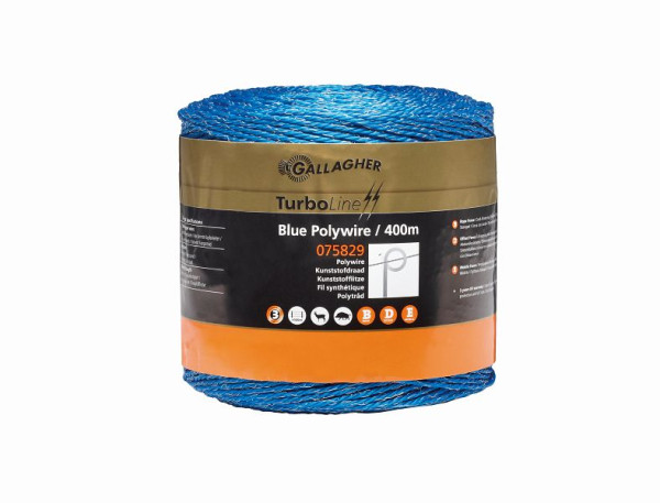 Gallagher TurboLine Litze Blau 400m, 075829